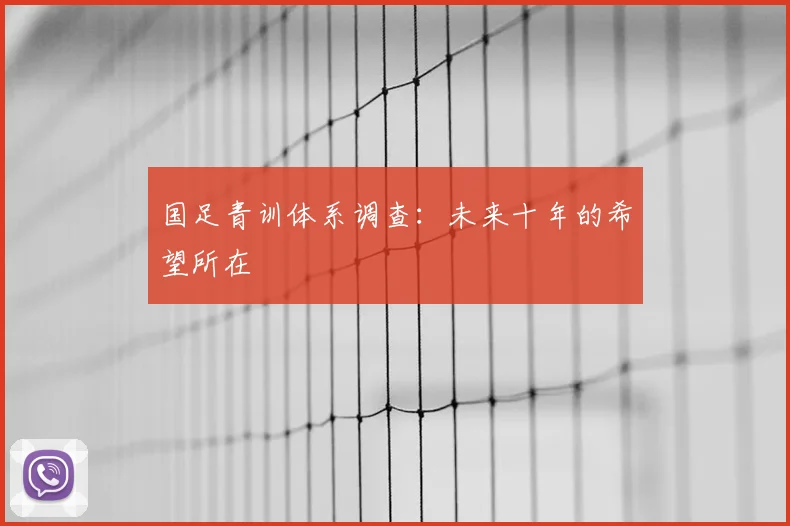 国足青训体系调查：未来十年的希望所在