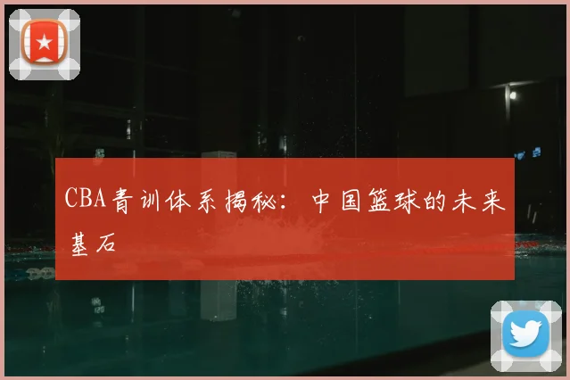 CBA青训体系揭秘：中国篮球的未来基石